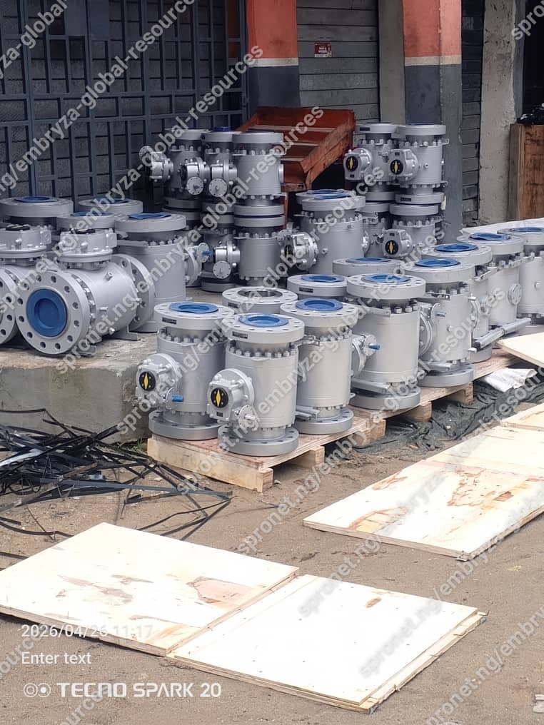 4" X 600 full bore RF Ball valve